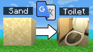 I Put Every Minecraft Texture Through Google Translate 1 TRILLION Times [upl. by Bose]