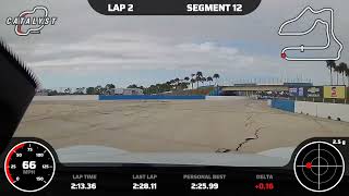 Chin Track Days January 2024  Sebring  22534 and 22539 Laps  2018 Porsche Cayman GTS [upl. by Lielos]