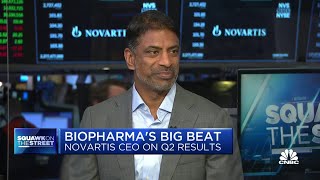 Novartis CEO We expect our six key drugs to grow ahead of analyst expectations [upl. by Melvina126]