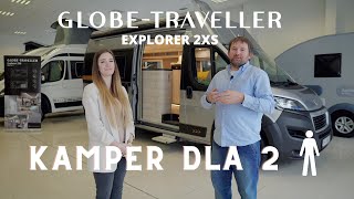 Globe Traveller Explorer 2XS  kamper dla 2 osób  Prezentacja CampRest [upl. by Akcinat]