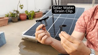 Solar panel water draining clip by EcoSoch [upl. by Valsimot138]