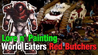 Lore n Painting  The Red Butchers  Berserker Terminators [upl. by Bourgeois]