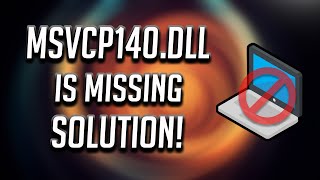 How to Fix MSVCP140dll Missing in Windows 10 2024 [upl. by Onit]