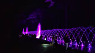 Magical Water and Light Show in Baguio City [upl. by Ancel]