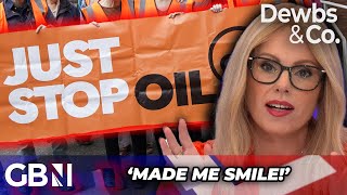 Made me SMILE Michelle Dewberry celebrates as Just Stop Oil HOOLIGANS LOCKED up [upl. by Adlog522]