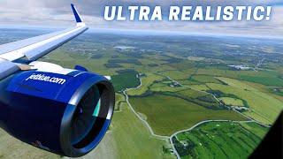 XPlane 11 Max Realism  ToLiss A321 Landing in Stansted EGSS  Orbx [upl. by Eehc]