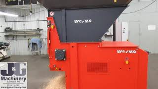 Weima WLK10 Wood Waste Grinder  J amp G Machinery Inc [upl. by Grail589]