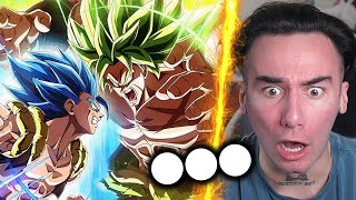 Non Dragon Ball Fan Reacts to GOJETA vs BROLY [upl. by Riorsson]