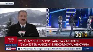 TVP Info HD  Podsumowanie Sylwester z dwójką 01012019 [upl. by Rapp]