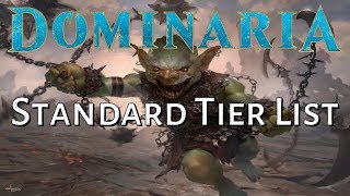 Mtg The Dominaria Standard Deck Tier List [upl. by Appleby756]