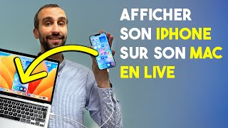 Partager lécran d’un iPhone sur un Mac [upl. by Nagel]