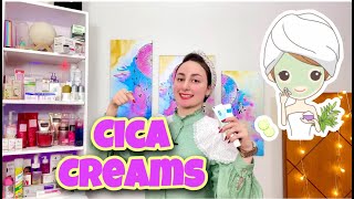 Cica Cream شرح جميع انواع كريمات السيكا واستخداماتها والبدائل الأرخص وروتين كامل لإصلاح حاجز البشره [upl. by Christoph639]