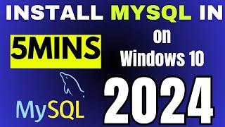 How to Install MySQL 8036 Server amp Workbench on Windows 10 2024 Update  Install MySQL 8036 [upl. by Norrek]