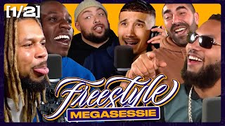 Heftige discussie bij MEGASESSIE PT1  SUPERGAANDE FREESTYLE ft Bokoesam Sjaak Saaff Caza amp Ginger [upl. by Venetia793]