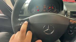 Mercedes A Klasse W169 Reifendruck reset [upl. by Nnylkcaj695]