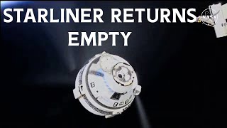 Boeing Starliner Returns To Earth EMPTY [upl. by Shelbi]