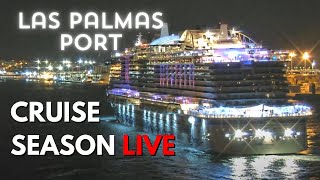 LIVE LAS PALMAS PORT WEBCAM  GRAN CANARIA [upl. by Liatnahs]