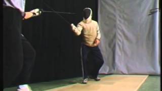 Fencing foil fleuret lesson  Talvard INSEP [upl. by Aniaj]