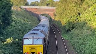 Heritage Diesel hauling Settle amp Carlisle Steam Special Hull Carlisle 31082024 [upl. by Ailehc]