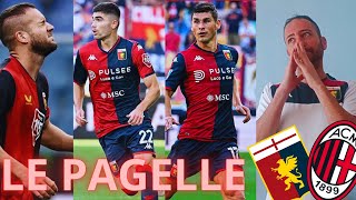 Genoa  Milan 01 PAGELLE SENZA IMMAGINI VASQUEZ TOTALE CRESCE RUSLAN PUSCAS [upl. by Anadroj]