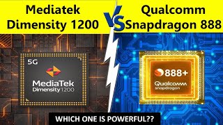 Mediatek dimensity 1200 vs snapdragon 888  which one is power full [upl. by Hendry779]