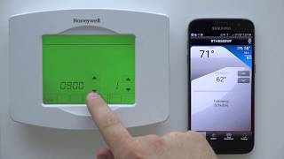 How to reset the WiFi connection on your Honeywell Home VisionPRO Thermostat [upl. by Ennis408]