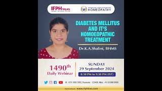 DIABETES MELLITUS AND ITS HOMOEOPATHIC TREATMENT  Dr KASHALINI [upl. by Tadeas]