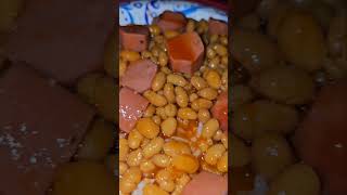 Beans amp Franks 먹는  먹방 mukbang eatingshow youtubeshorts ytshorts youtubeseafoodvlogstruggle [upl. by Eeryn521]