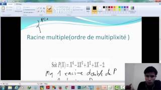 15Polynôme  Racine multiple dun polynôme et ordre de multiplicité en darija [upl. by Angi]