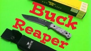 Buck Reaper Survival Knife Review Get To Bush Whackin [upl. by Notneiuq656]