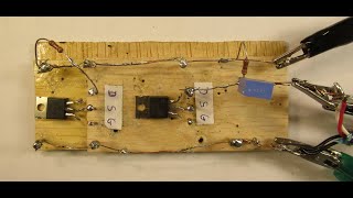 Astabile Multivibrator with FETS not ideal 30 Hz12 KC schematic and demo fun for experiments [upl. by Nosac]