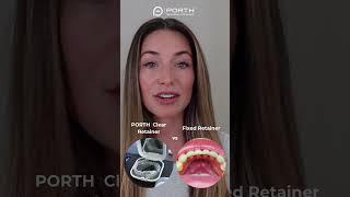 Clear Retainer vs Fixed Retainer bracesjourney dentaltreatment orthodontist retainers retainer [upl. by Higley865]