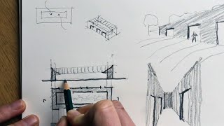 How to Study Architectural Precedents My Sketching Process  Techniques [upl. by Pizor]