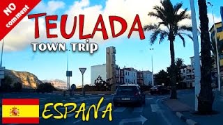 Teulada Valencia Spain Town trip [upl. by Nalyr]