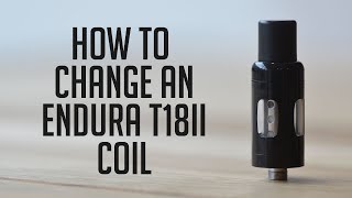 How to Change an Innokin Endura T18II Coil [upl. by Enelia]