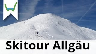 Skitour Allgäu  Der Klassiker zum Riedberger Horn [upl. by Yentrok]