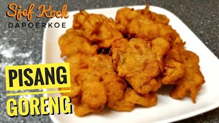 Pisang Goreng Maken  Gebakken Banaan Recept  Indische Snack  Indische Keuken [upl. by Geminian]