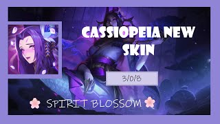 NEW SKIN  testing cassiopeia Spirit Blossom skin  League Of Legends [upl. by Jose]