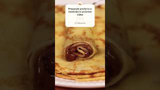 Crepes dolci alla Nutella facili e veloci [upl. by Ahsa]