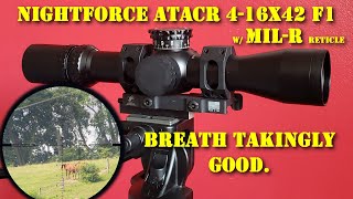 NightForce ATACR 416x42 F1 MilR  Something Special  First Person RePew [upl. by Ilujna936]