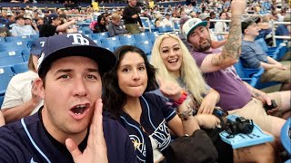 CELEBRATING 70K SUBS amp Tampa Bay Rays Defeating The Yankees at Tropicana Field  BEST IN THE MLB [upl. by Adolph]