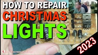 How To Repair Your Christmas Lights 2023  Fix LED Xmas Lights [upl. by Gusta]