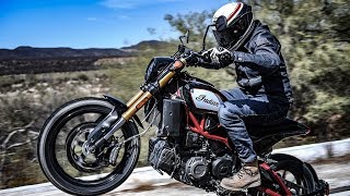 2019 Indian FTR 1200 S Review  First Ride [upl. by Aisetra446]