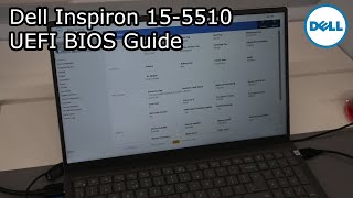 Dell Inspiron 155510  UEFI BIOS Firmware Guide [upl. by Cypro528]