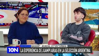 MUNDIAL U17 DE BASQUET La experiencia del juninense en la Selección Nacional [upl. by Adnak]