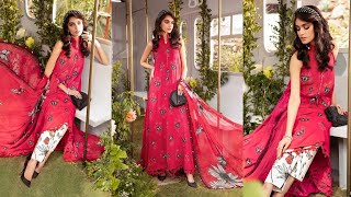 MariaB Eid Mprints Summer Lawn Stitched Collection 2024 Vol01  05A [upl. by Lenes]