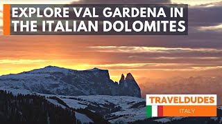 Explore Val Gardena in the Italian Dolomites Italy Italy Winter Travel [upl. by Okimuk]