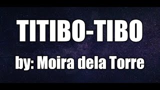 TITIBOTIBO  Moira Dela Torre  Karaoke OPM [upl. by Nagiem]