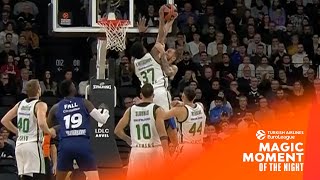 Magic Moment of the Night Antetokounmpos huge block [upl. by Ecela]