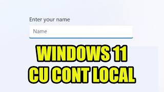 Cum instalezi Windows 11 în 2024 fără cont Microsoft [upl. by Yelsnia392]